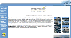 Desktop Screenshot of executiveyachtandship.com